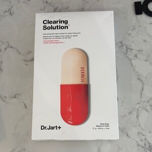 Dr.Jart+ Clearing Solution Derma+ Sheet Mask – Red & Cream